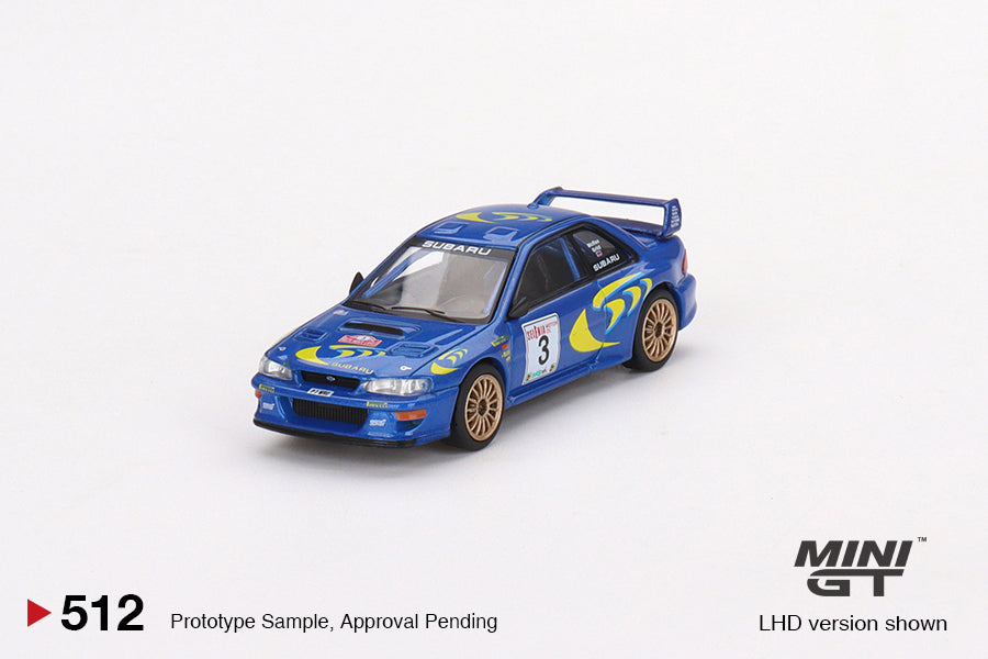 [Mini GT] Subaru Impreza WRC97 Rally Sanremo Winner #3 LHD