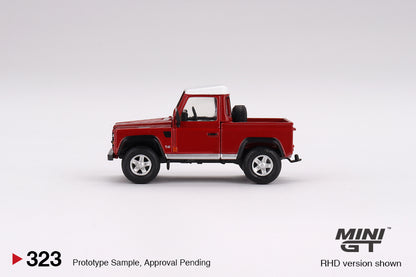 [Mini GT] Land Rover Defender 90 Pickup, Masai Red