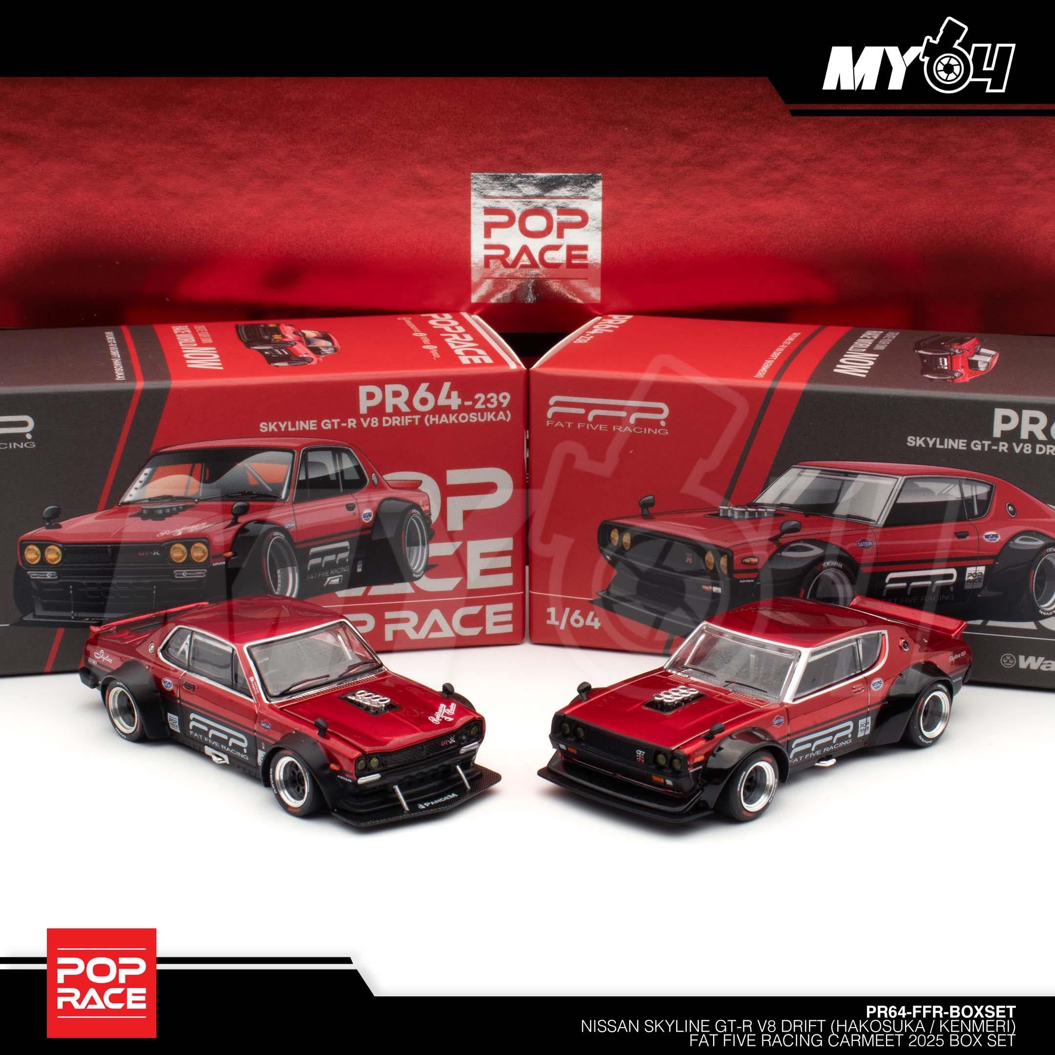 Pop Race] PopRace X Fat FIve Racing CARMEET 2025 Exclusive Set