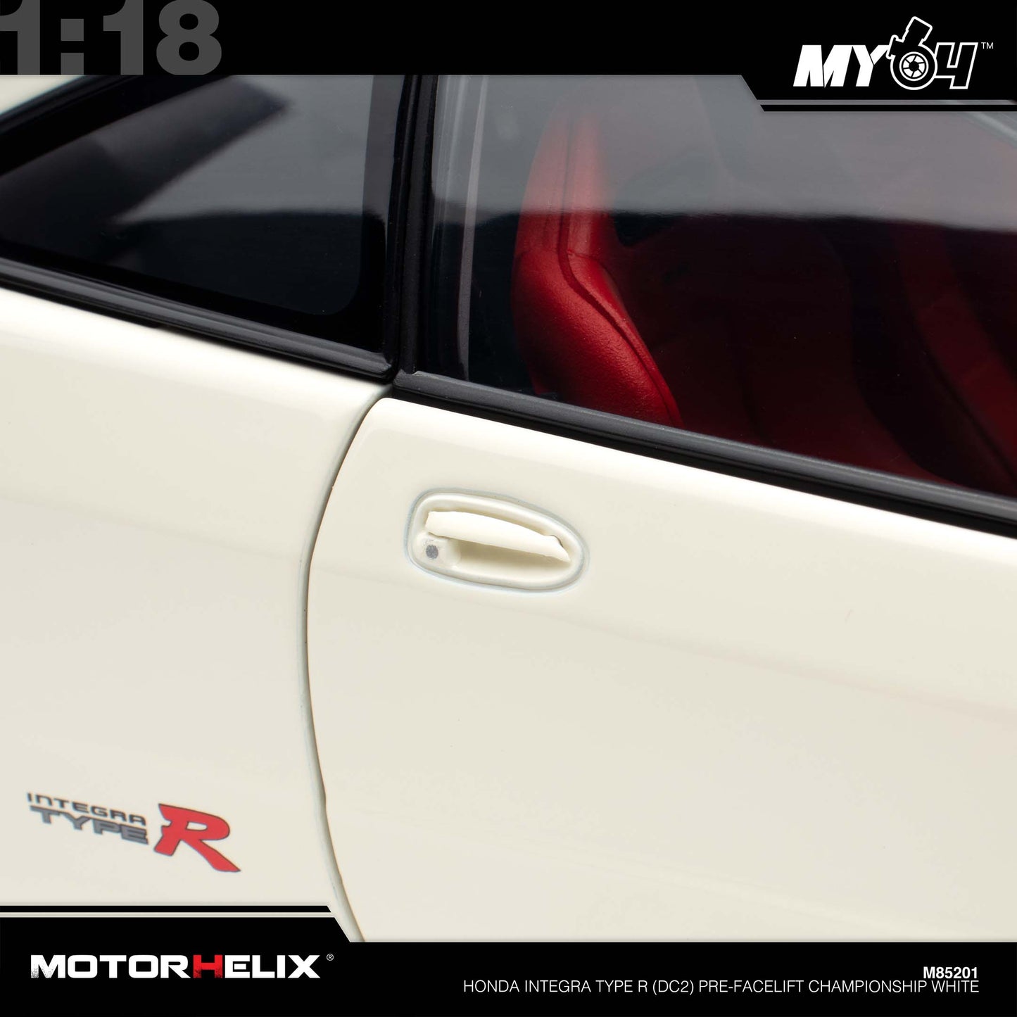 [Motorhelix] Honda Integra Type R (DC2) Pre-Facelift  - Championship White