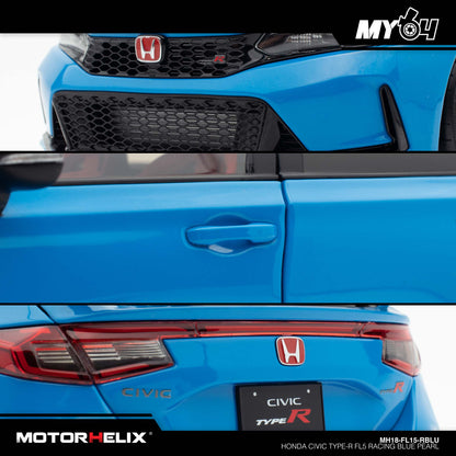 [Motorhelix] 1/18 Honda Civic Type-R FL5 - Racing Blue Pearl