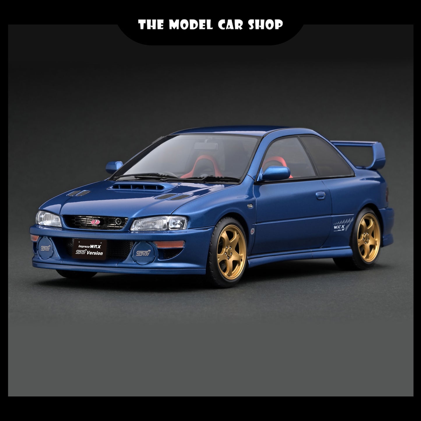 [Ignition Model] Subaru Impreza WRX Type R Sti Version V (GC8) - Blue Metallic