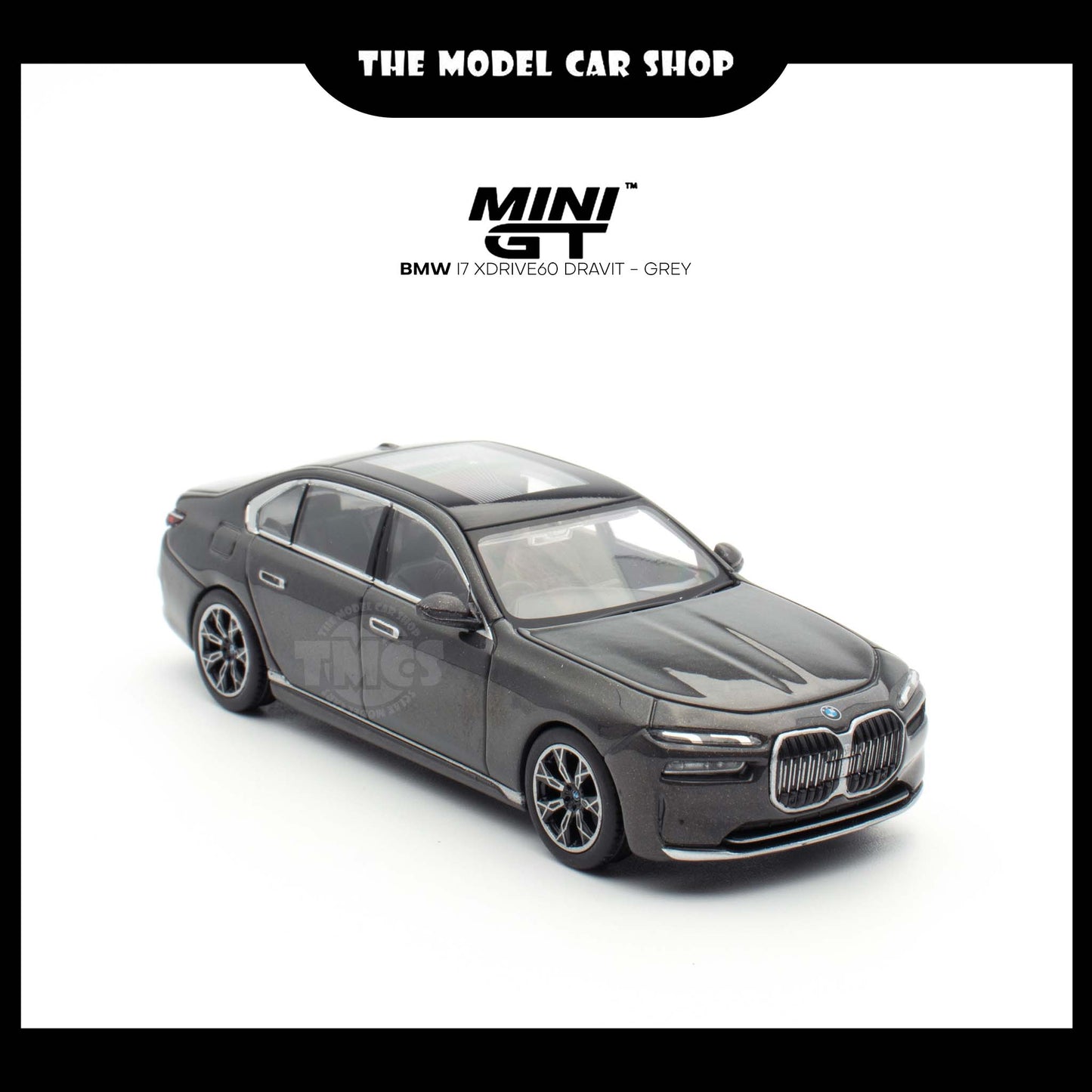 [MINI GT] BMW i7 xDrive60 Dravit - Grey