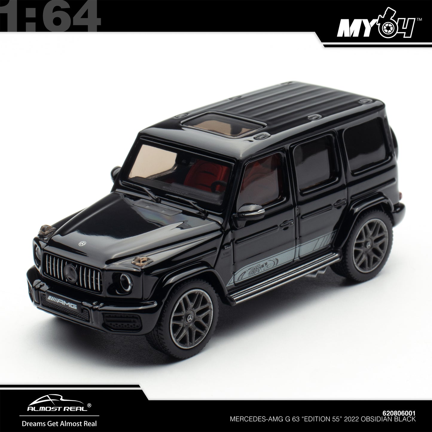 [ARBox] 1:64 Mercedes-AMG G 63 "Edition 55"-2022 - Obsidian Black