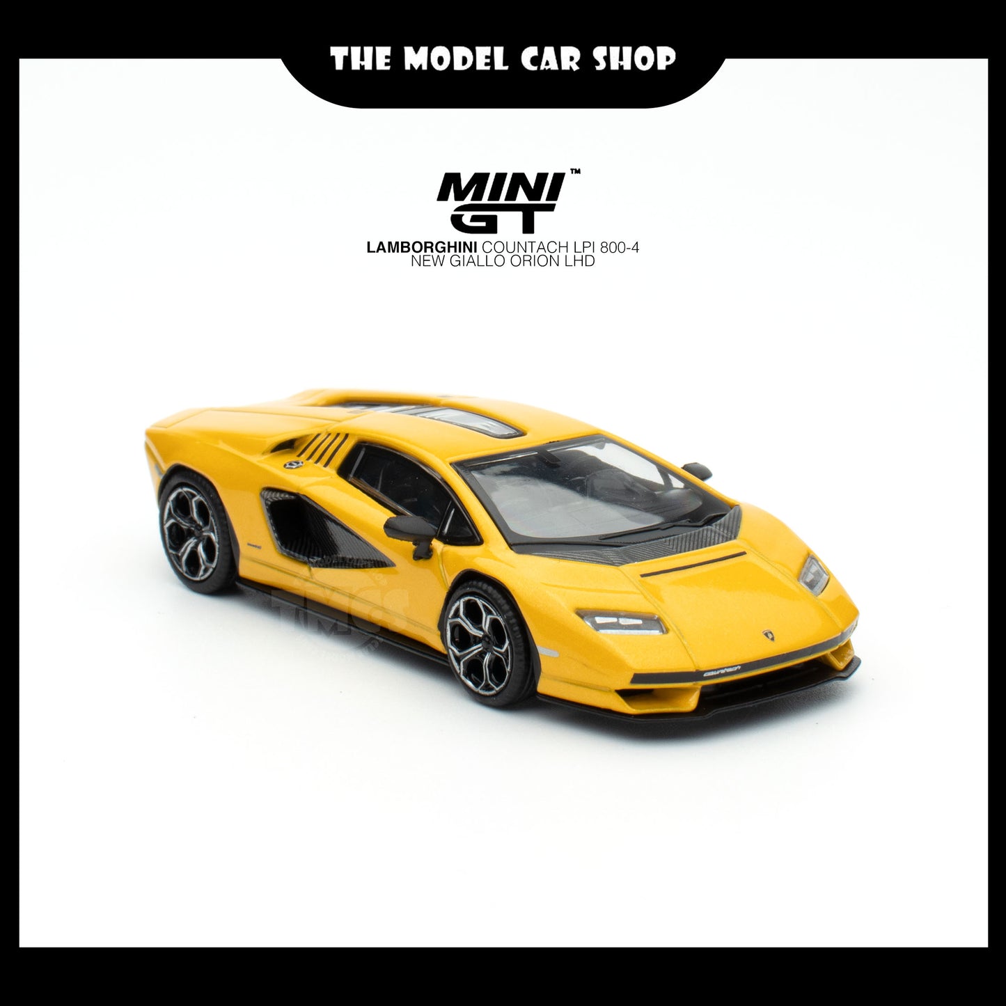 [MINI GT] Lamborghini Countach LPI 800-4 New Giallo Orion