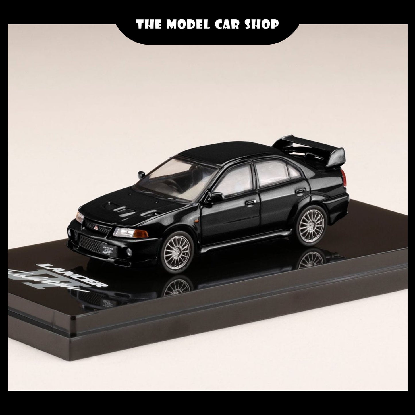 [Hobby Japan]  Mitsubishi Lancer GSR Evolution VI (CP9A) - Pyreneneses Black