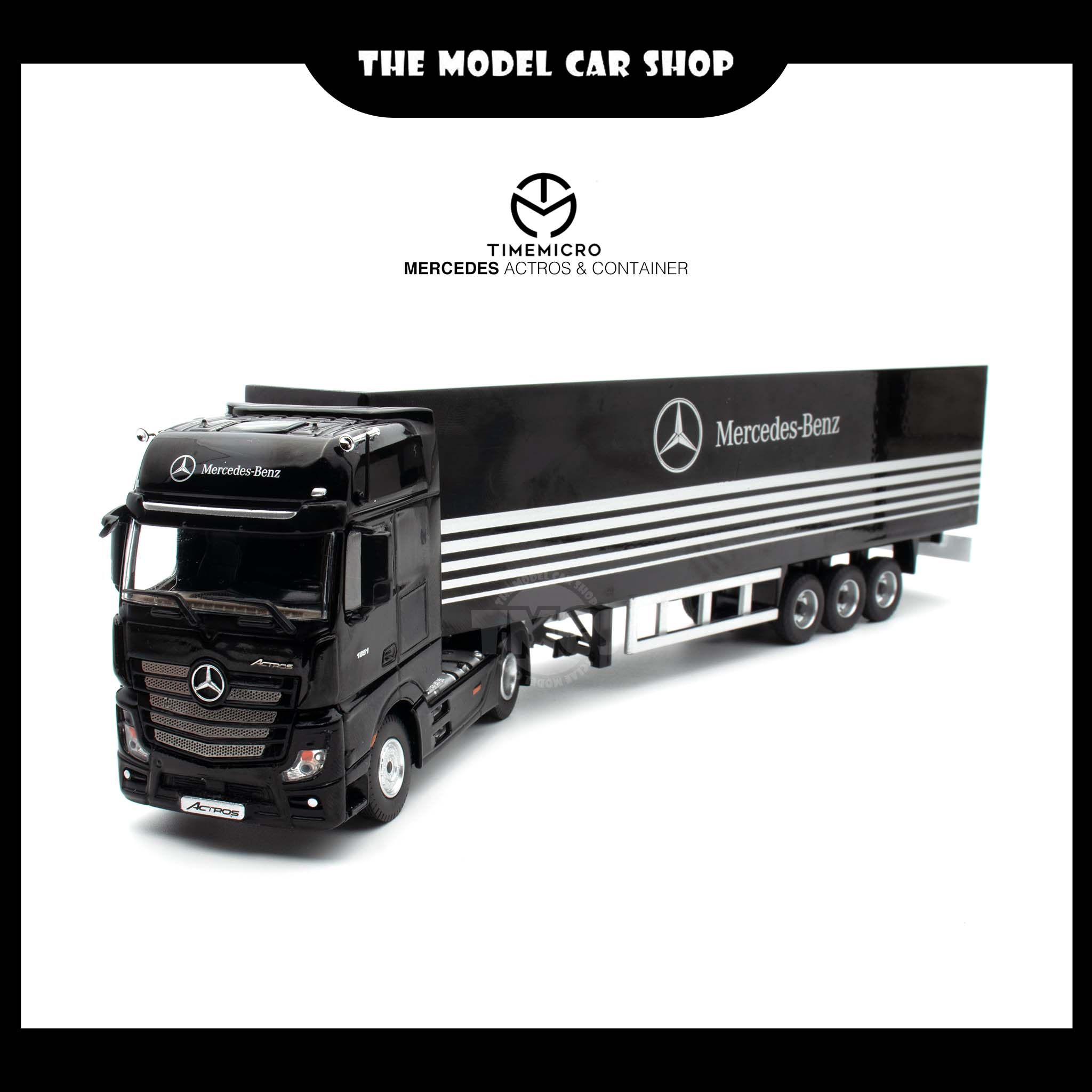 1/64 TIMEMICRO ベンツ　Actros アクトロス　トラック　黒 Amazon | 1/64 TIMEMICRO & Perka ベンツ Actros アクトロス トラック