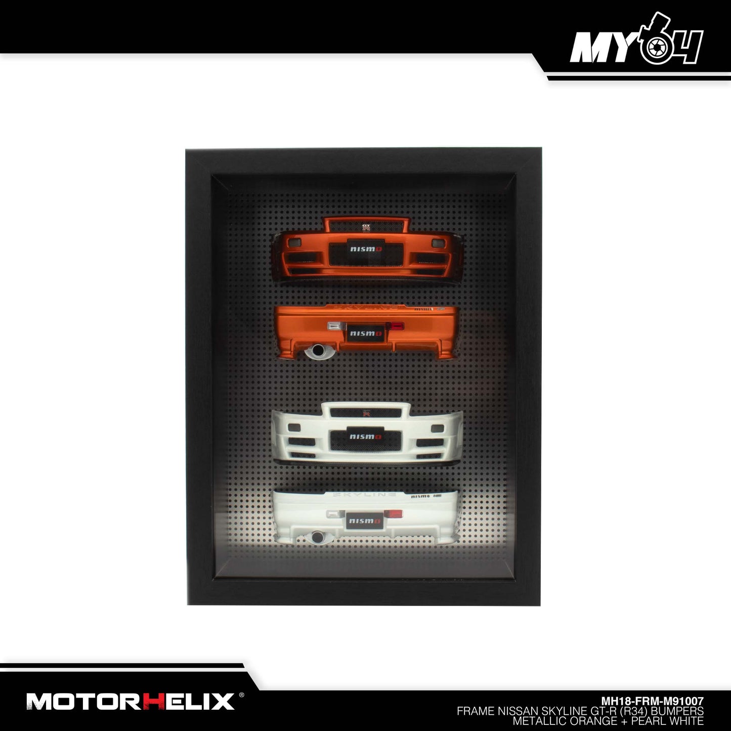 [Motorhelix] Frame Nissan Skyline GT-R (R34) Bumpers