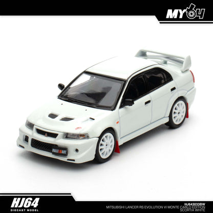 [Hobby Japan] Mitsubishi Lancer RS Evolution 6 Monte Carlo Edition - Scortia White