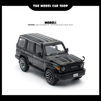 [Model1] Toyota Land Cruiser 70 - Attitude Black Mica (RHD)