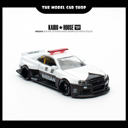 [Kaido House] Nissan Skyline GT-R R34 Kaido Works (V2 Aero) Police