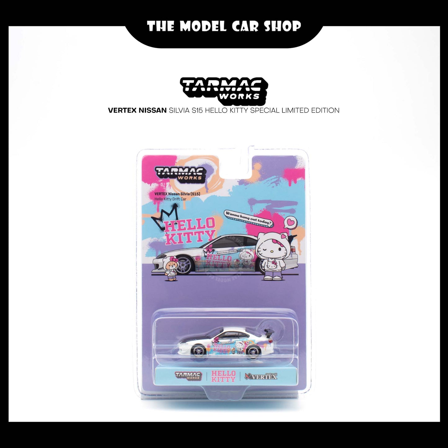 [Tarmac Works] Vertex Nissan Silvia S15 Hello Kitty Special Limited Edition