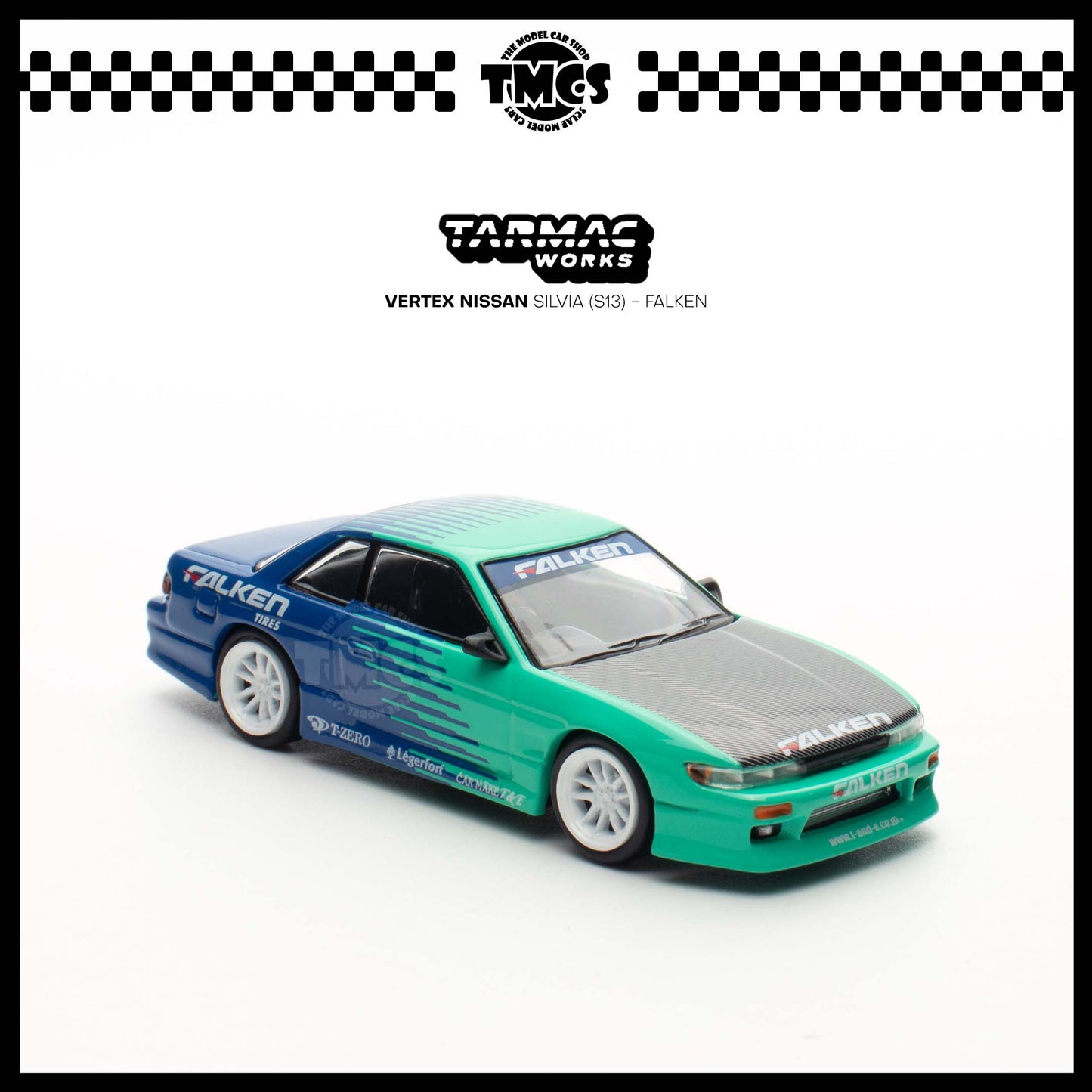 [Tarmac Works] Vertex Nissan Silvia (S13) - Falken