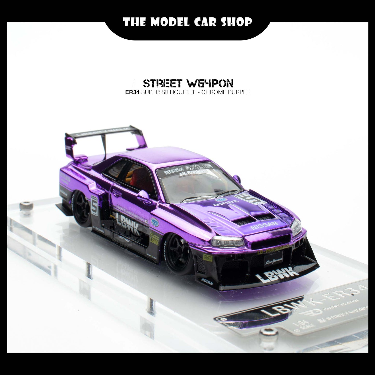 [Street Weapon] Super Silhouette ER34 - Chrome Purple