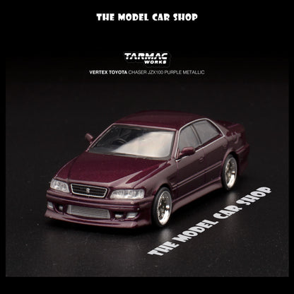 [Tarmac Works] Vertex Toyota Chaser JZX100 - Purple Metallic