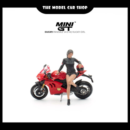 [MINI GT] Ducati Panigale V4 S w/ Ducati Girl