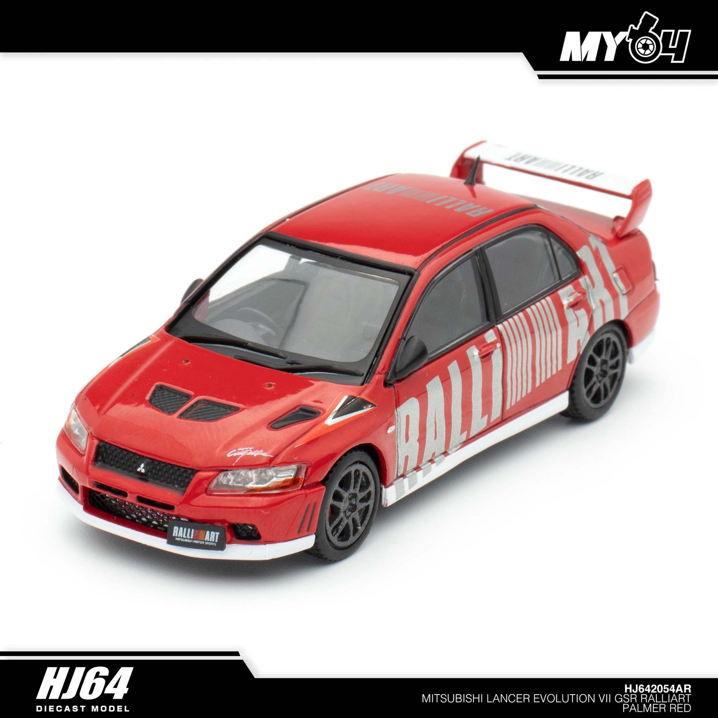 [Hobby Japan] Mitsubishi Lancer Evolution 7 GSR RALLIART - Palmer Red