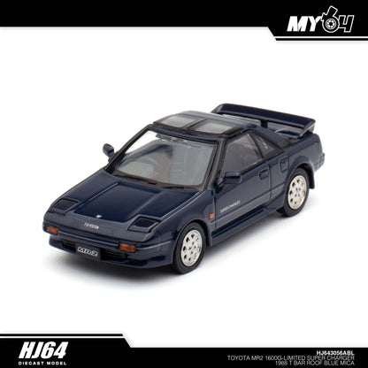 [Hobby Japan] Toyota MR2 1600G-LIMITED SUPER CHARGER 1988 T BAR ROOF - Blue Mica