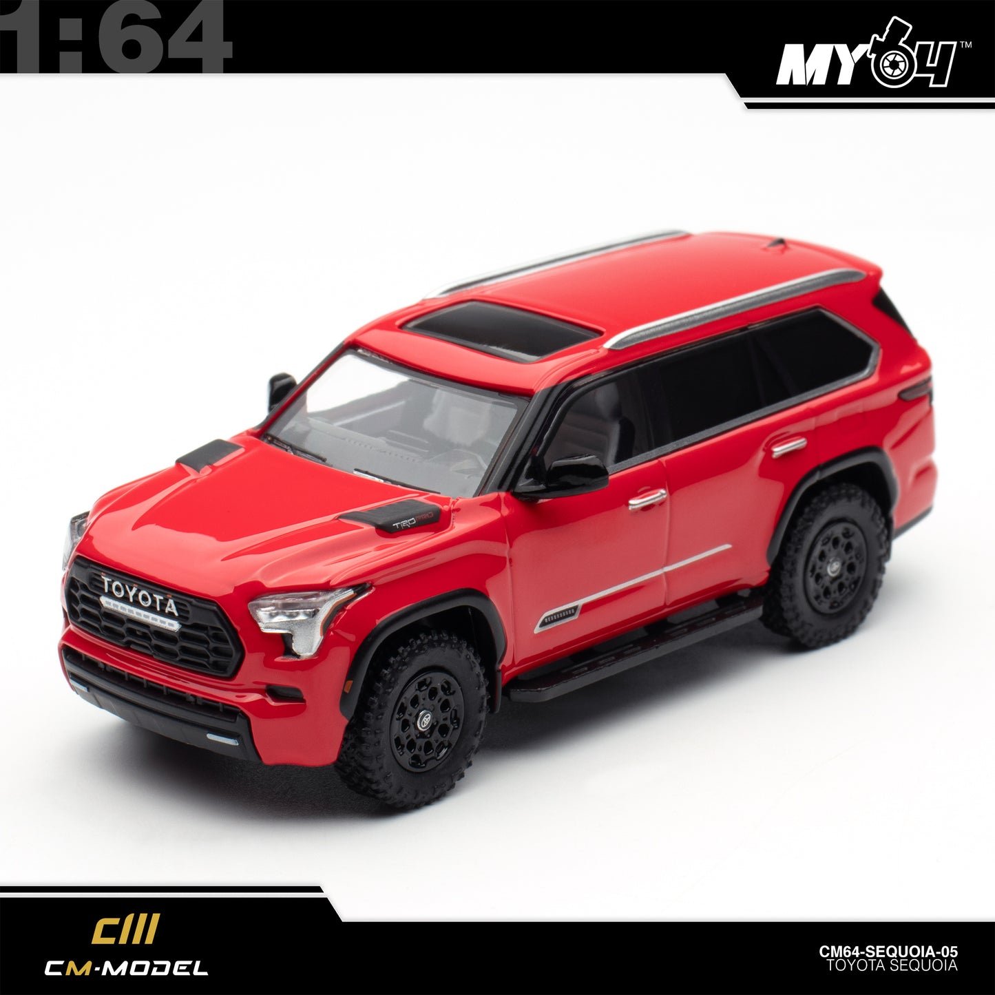 [CM Model] 1:64 Toyota Sequoia - Red