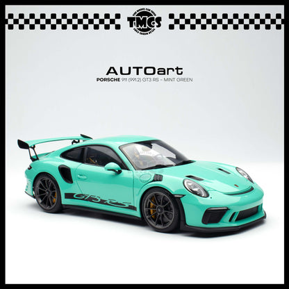 [Auto Art] 1:18 Porsche 911 (991.2) GT3 RS - Mint Green
