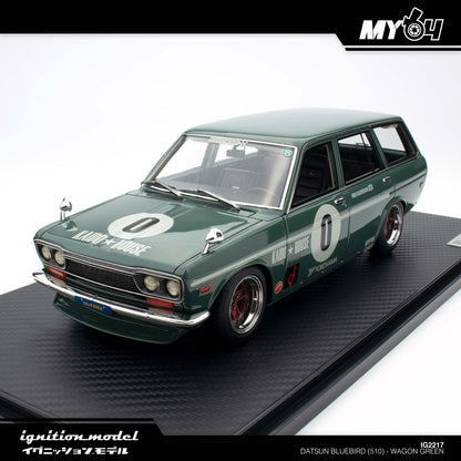 [Ignition Model] Datsun Bluebird (510) - Wagon Green (IG2217)