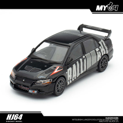 [Hobby Japan] Mitsubishi Lancer Evolution 7 GSR RALLIART - Amethyst Black Pearl