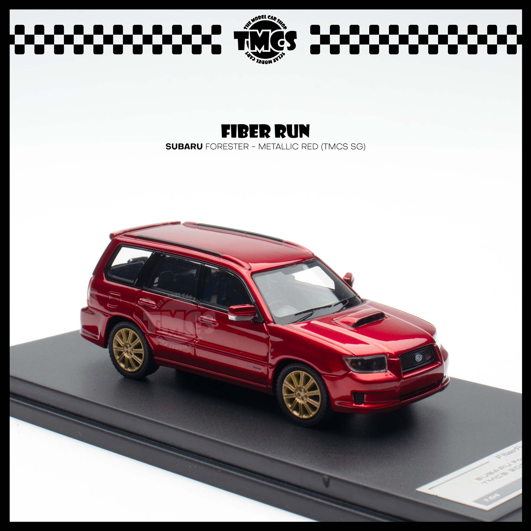 Fiberrun] 1:64 Subaru Forester - Metallic Red (TMCS SG) | The