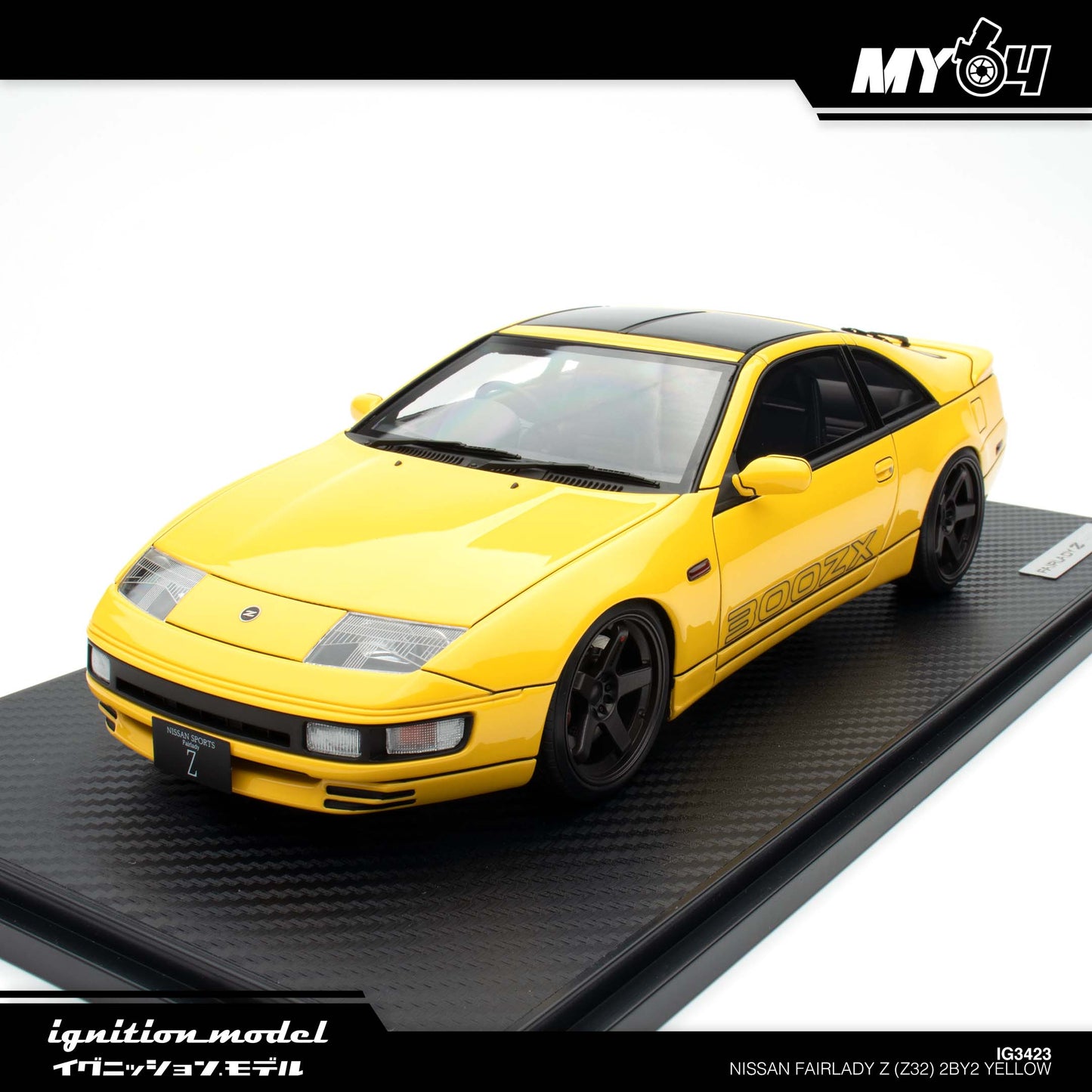 [Ignition Model] Nissan Fairlady Z (Z32) 2by2  - Yellow