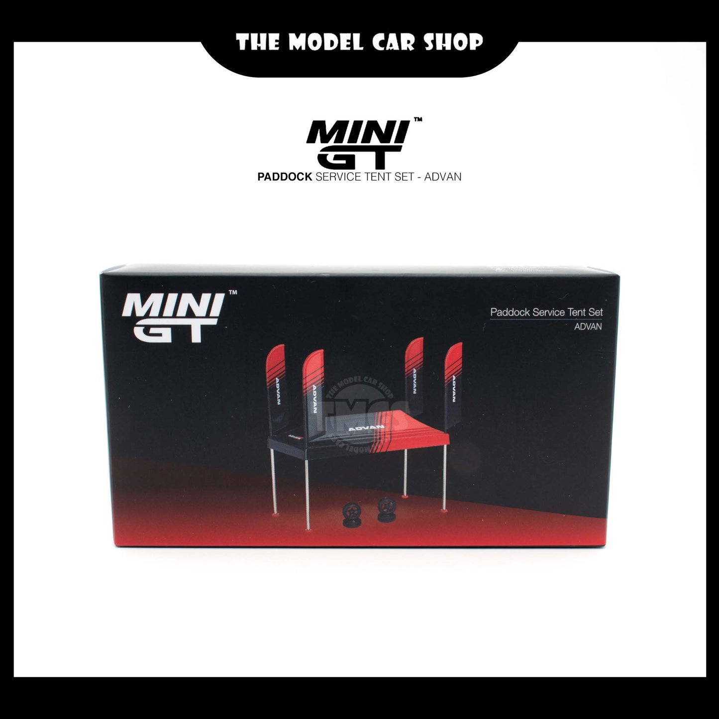 [MINI GT] Paddock Service Tent Set - Advan