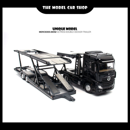 [Unique Model] Mercedes-Benz Actros Double Decker Trailer - Black