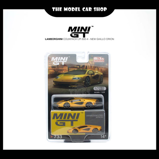 [MINI GT] Lamborghini Countach LPI 800-4 - New Giallo Orion (Mijo Exclusive)