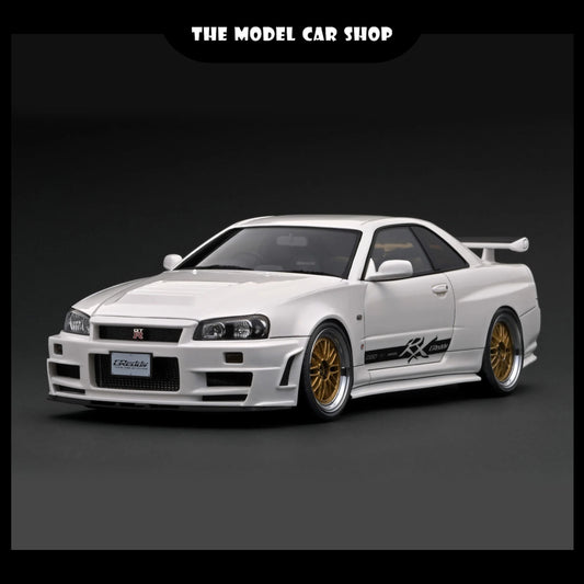 [Ignition Model] Nissan Skyline GT-R (BNR34) - White