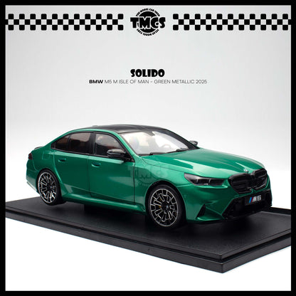 [Solido] 1:18 BMW M5 M Isle of Man - Green Metallic 2025