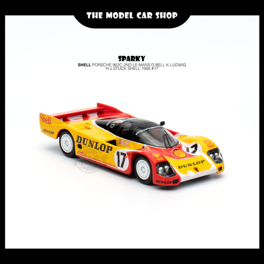 [Sparky] Shell Porsche 962C 2nd Le Mans D.Bell K.Ludwig H-J.Stuck SHELL 1988 #17