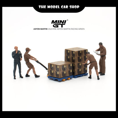 [MINI GT] Figure UPS Driver and Workers (UNSEAL ITEM)