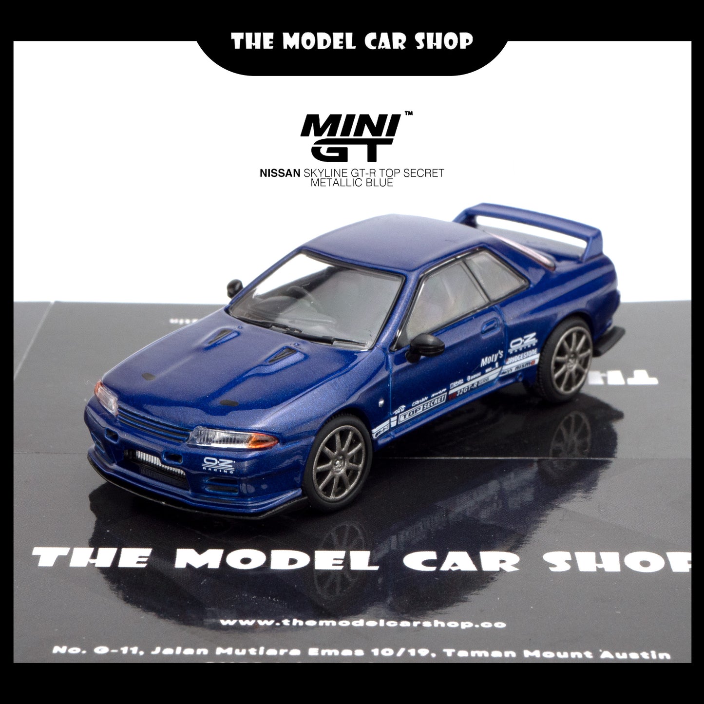 [MINI GT] Nissan Skyline GT-R Top Secret VR32 - Metallic Blue