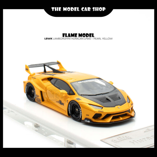 [Flame Model] LBWK Lamborghini Huracan LP610 - Pearl Yellow