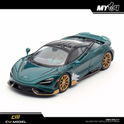 [CM Model] McLaren 765LT - Metallic Black Green