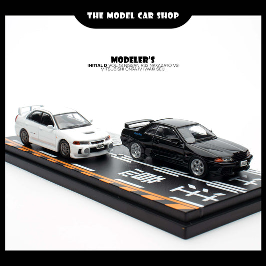 [Modeler's] Initial D Vol. 18 Nissan R32 Nakazato VS Mitsubishi CN9A IV Iwaki Seiji