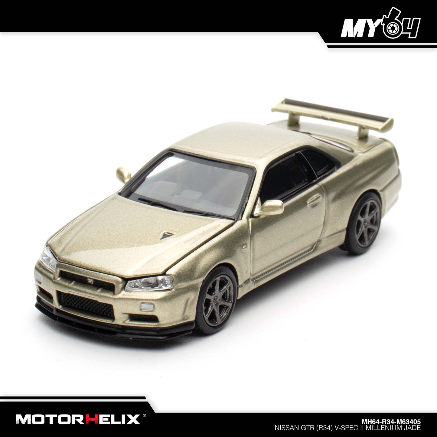 [Motorhelix] Nissan GTR (R34) V-Spec II - Millenium Jade