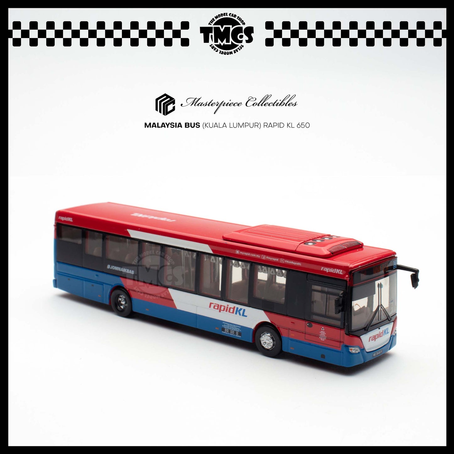 [Masterpiece Collectiblles] 1:110 Malaysia Bus (Kuala Lumpur) Rapid KL 650