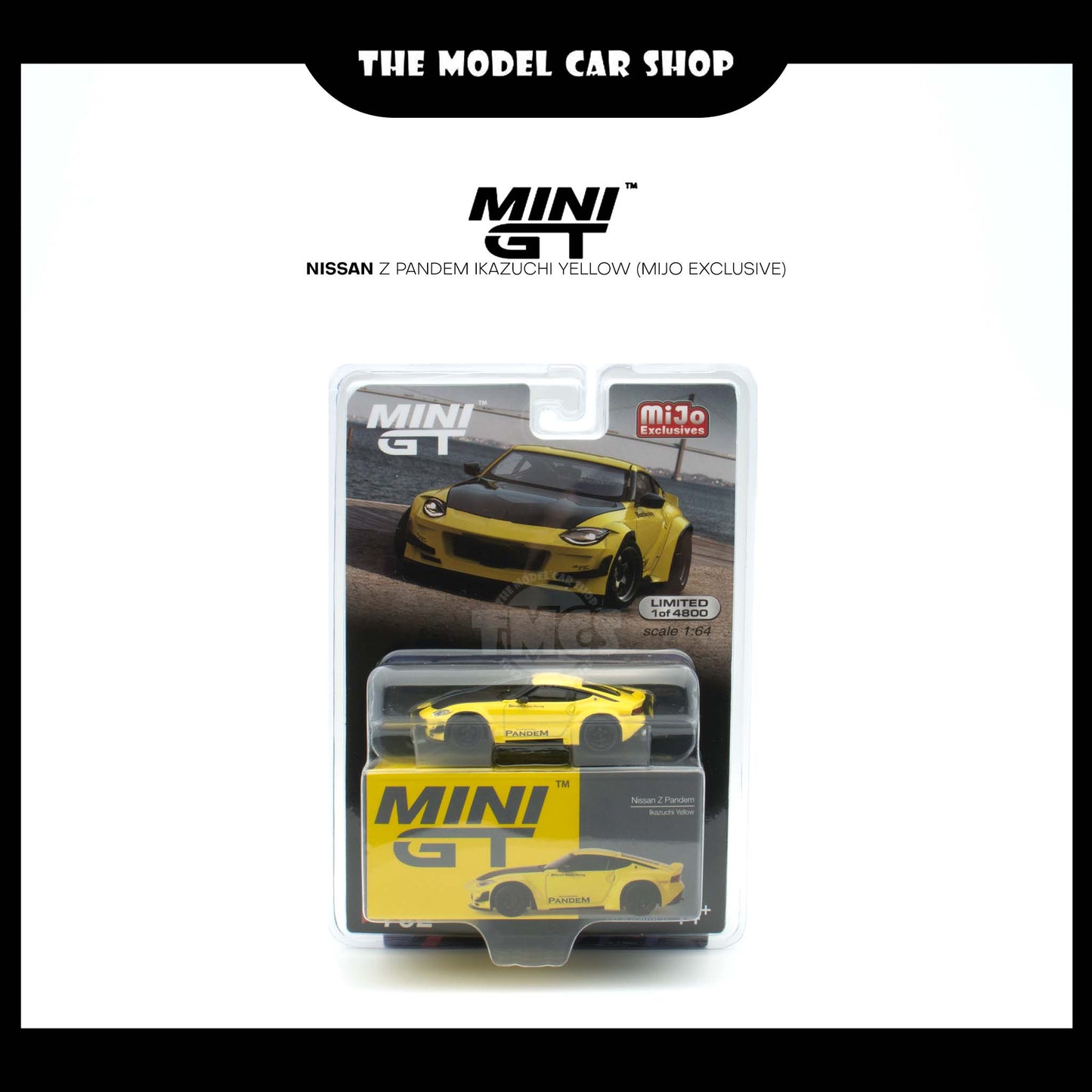 [MINI GT]  Nissan Z Pandem Ikazuchi Yellow (Mijo Exclusive)