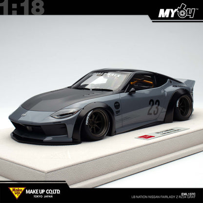 [Make Up] 1:18 Edilion LB★Nation Nissan Fairlady Z RZ34 - Gray