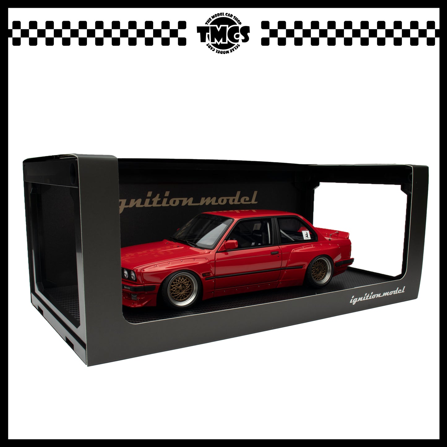 [Ignition Model] Pandem BMW E30 -  Red