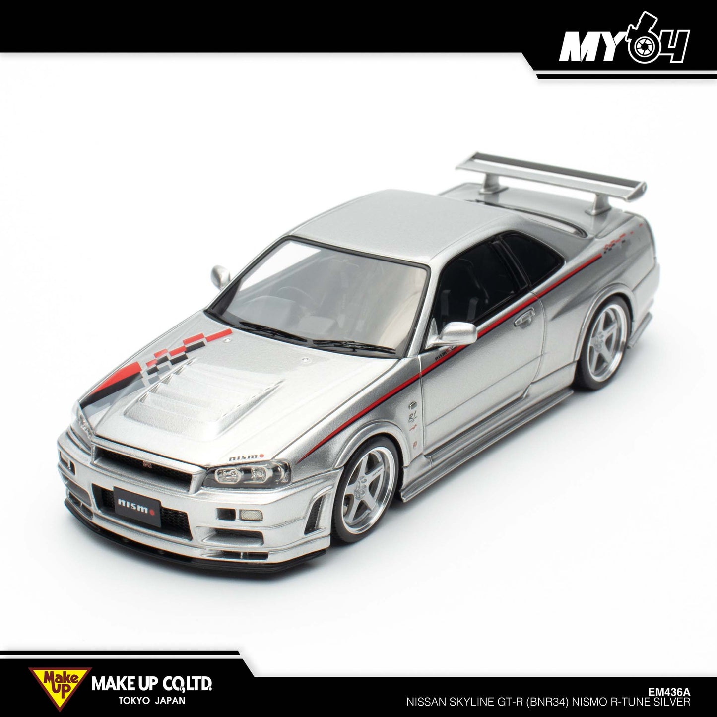 [Make Up] Nissan Skyline GT-R (BNR34) NISMO R-Tune - Silver