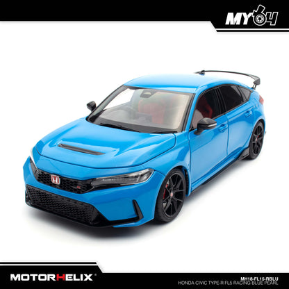 [Motorhelix] 1/18 Honda Civic Type-R FL5 - Racing Blue Pearl