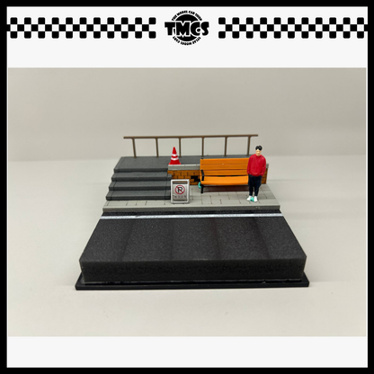 [SCJ] 1:64 Diorama (82019-A) Park Platform Stairs (Small Set)