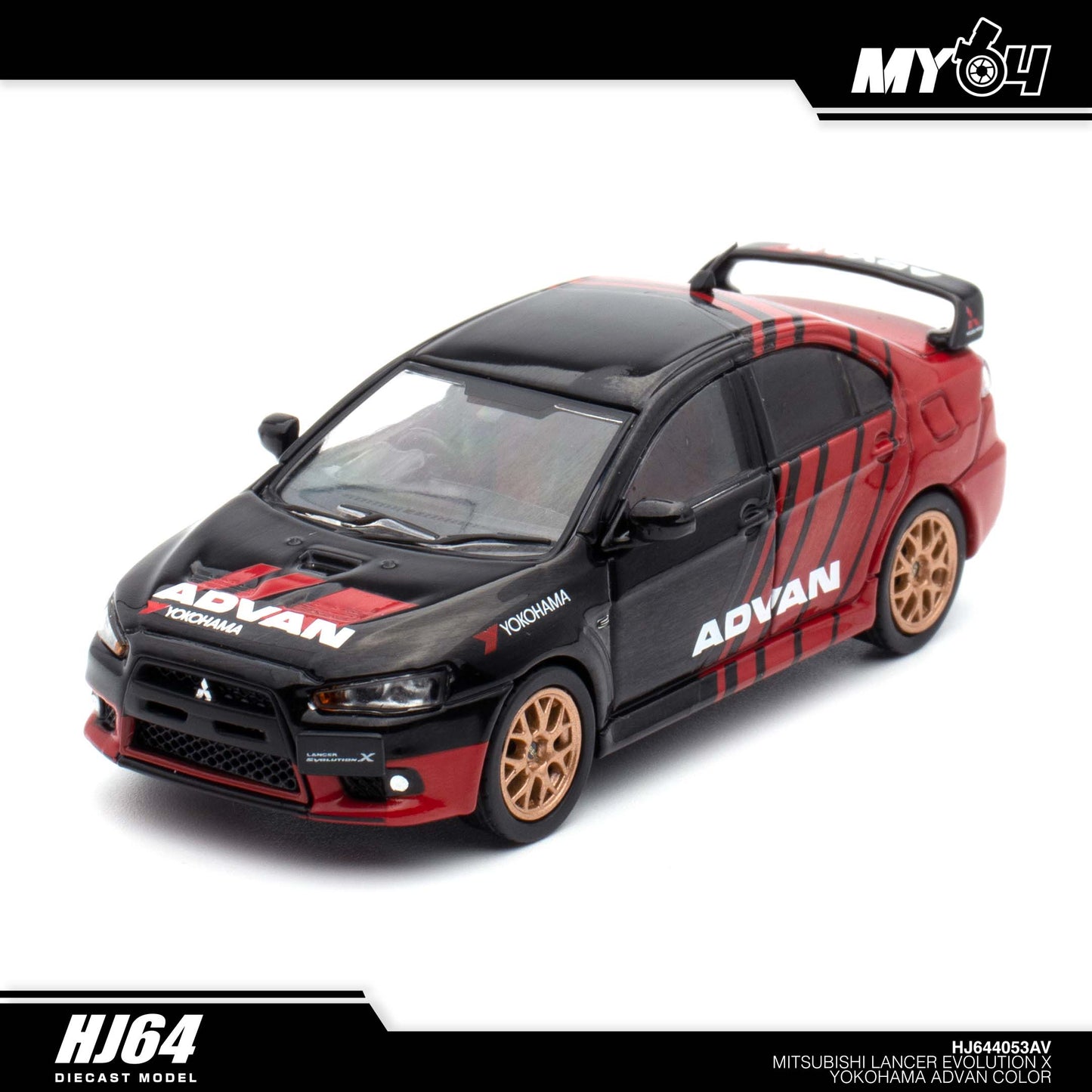 [Hobby Japan] Mitsubishi Lancer Evolution Ⅹ - Yokohama Advan Colour UNSEALED