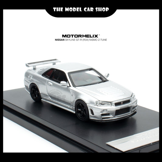 [Motorhelix] Nissan Skyline GT-R R34 Z Tune - Silver