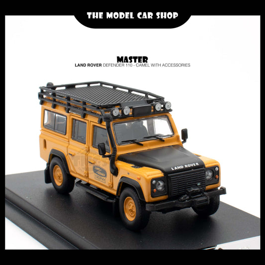 [Master] Land Rover Defender 110 - Camel with Accessories